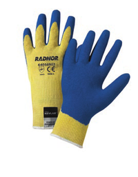 Radnor Kevlar Cut Level 2 Crinkle Latex Coated Glove