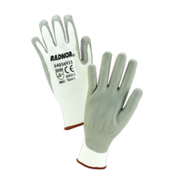 Radnor White HPPE Cut Level 2 Polyurethane Coated Glove