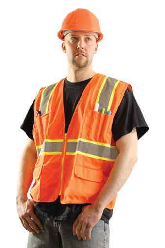 Occunomix LUX-ATRANS ANSI Class II Two-Tone Surveyor Vest