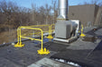 safety rail 2000 guard rail installed on roof