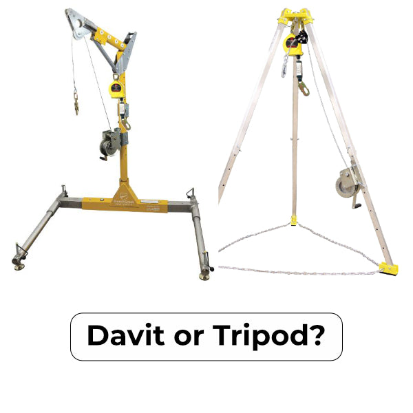 tips on choosing a confined space davit system or rescue tripod