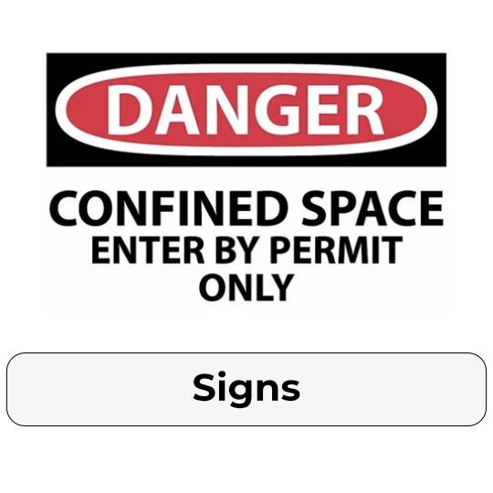 confined space signs