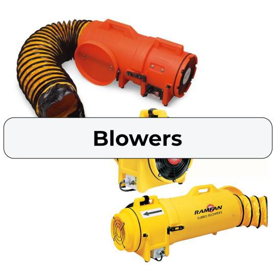 confined space ventilation blowers