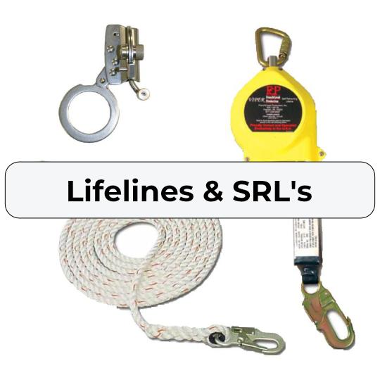 Retractable Life Line Rope Method Self Retracting and Rope Lifelines for Fall Safety | Major Safety