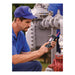 Natural Gas employee holding a RKI GX-6100 combustible gas detector checking for gas leaks
