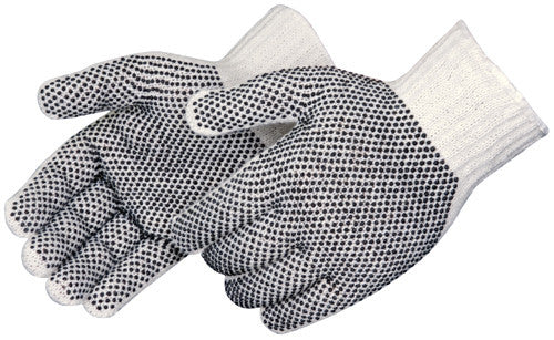 Radnor Double Side Black PVC Dot String Knit Glove