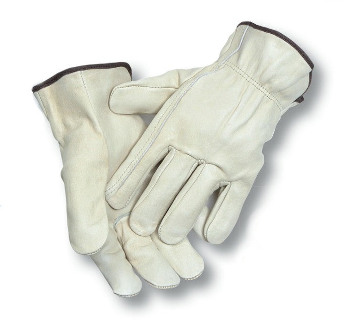Radnor Cowhide Unlined Drivers Glove with Elastic Back