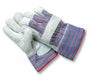 Radnor Economy Grade Split Leather Palm Glove with Safety Cuff