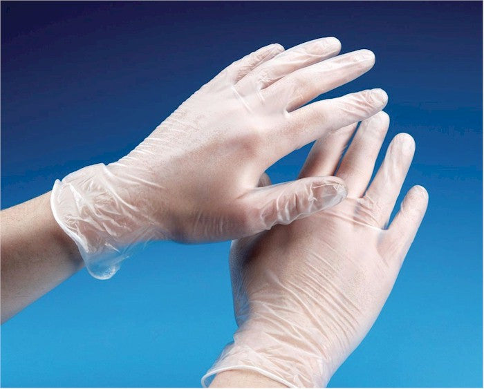 Radnor Disposable Lightly Powdered 5 Mil Vinyl Glove — Major Safety