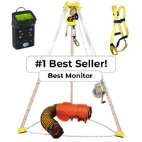 All-In-One Complete Tripod Confined Space Entry Rescue Kit