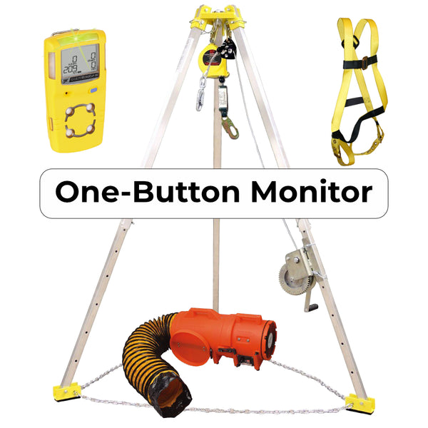 confined space rescue gear Major Safety CSK-F-S-A Confined Space Contractor Kit