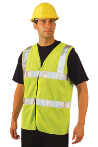 Occunomix LUX-SSCOOLG ANSI Class II Premium Cool Mesh Safety Vest