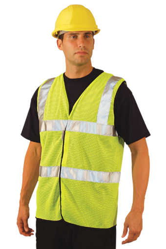 Occunomix LUX-SSCOOLG ANSI Class II Premium Cool Mesh Safety Vest