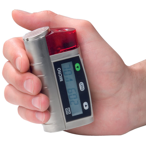 GFG Micro IV single gas monitor in a hand