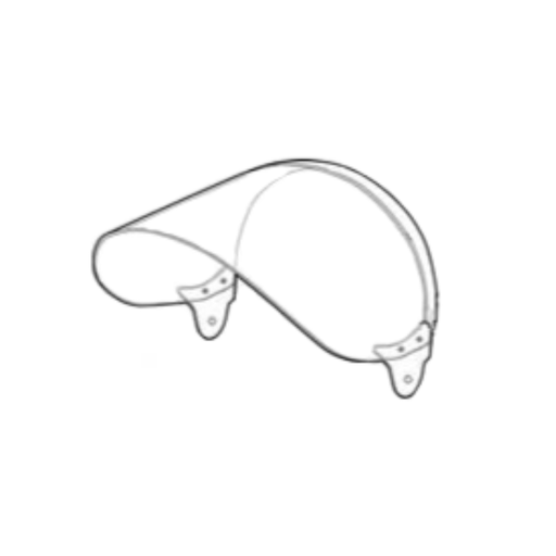 Gentex Pureflo PR02104SP PAPR Visor for Welding Shield