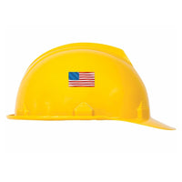 USA Flag Reflective Hard Hat Sticker