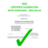 Certified Gas Detector Calibration