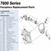 North 80843A Lens Clamp Nuts