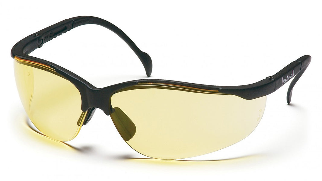 Pyramex SB1830S Venture II Amber Lens Safety Glasses — Major Safety