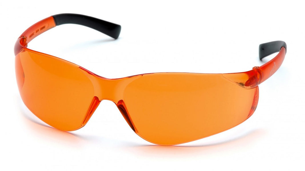 Pyramex S2540S Ztek Orange Lens Safety Glasses — Major Safety