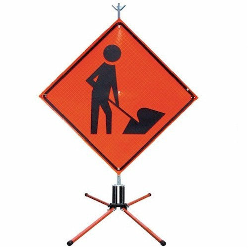 Safety Flag GAP-R&R Twin Flex Highway Sign Stand — Major Safety